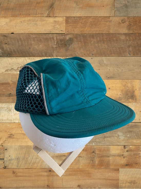 Raised By Wolves Other - Raised By Wolves Mesh Running Cap Teal Reflective Trim Adjustable